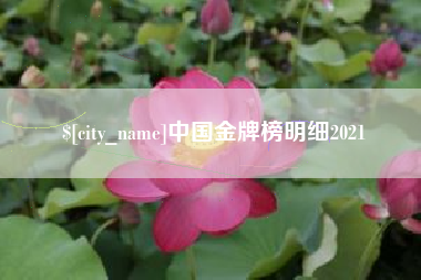 京山中国金牌榜明细2021