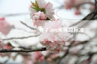 京山男子5000米等级标准