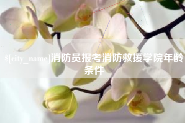 京山消防员报考消防救援学院年龄条件