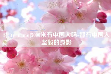 京山5000米有中国人吗-都有中国人坚毅的身影