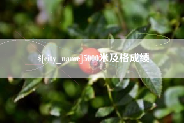 京山5000米及格成绩
