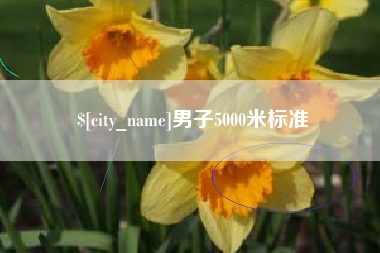 京山男子5000米标准