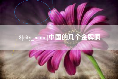 京山中国的几个金牌啊