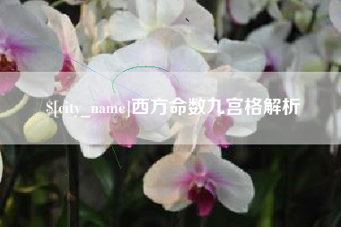 京山西方命数九宫格解析