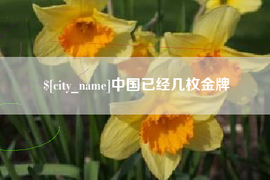 京山中国已经几枚金牌