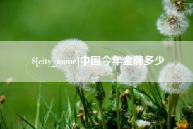 京山中国今年金牌多少