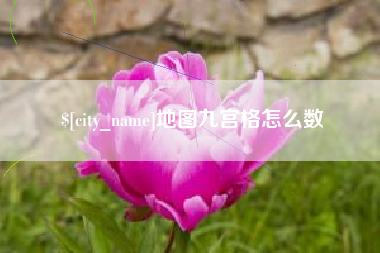京山地图九宫格怎么数