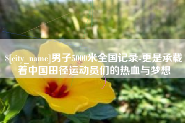 京山男子5000米全国记录-更是承载着中国田径运动员们的热血与梦想