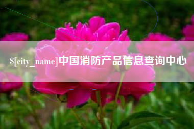 京山中国消防产品信息查询中心