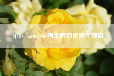 京山中国金牌都是哪个项目