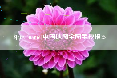 京山中国地图全图手抄报75