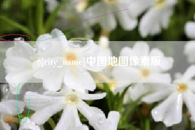 京山中国地图像素版