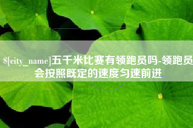 京山五千米比赛有领跑员吗-领跑员会按照既定的速度匀速前进