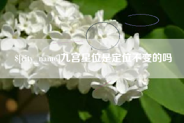 京山九宫星位是定位不变的吗