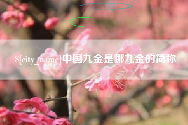 京山中国九金是哪九金的简称