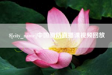 京山中国消防直播课视频回放