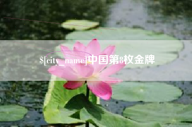 京山中国第8枚金牌