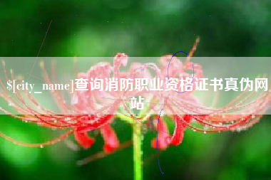 京山查询消防职业资格证书真伪网站