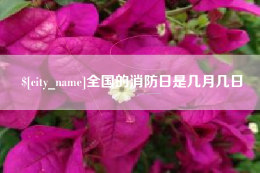 京山全国的消防日是几月几日