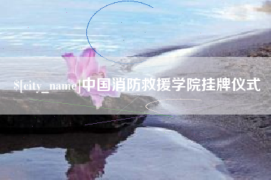 京山中国消防救援学院挂牌仪式