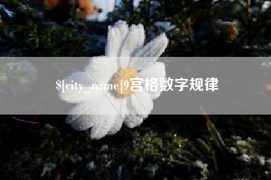 京山9宫格数字规律